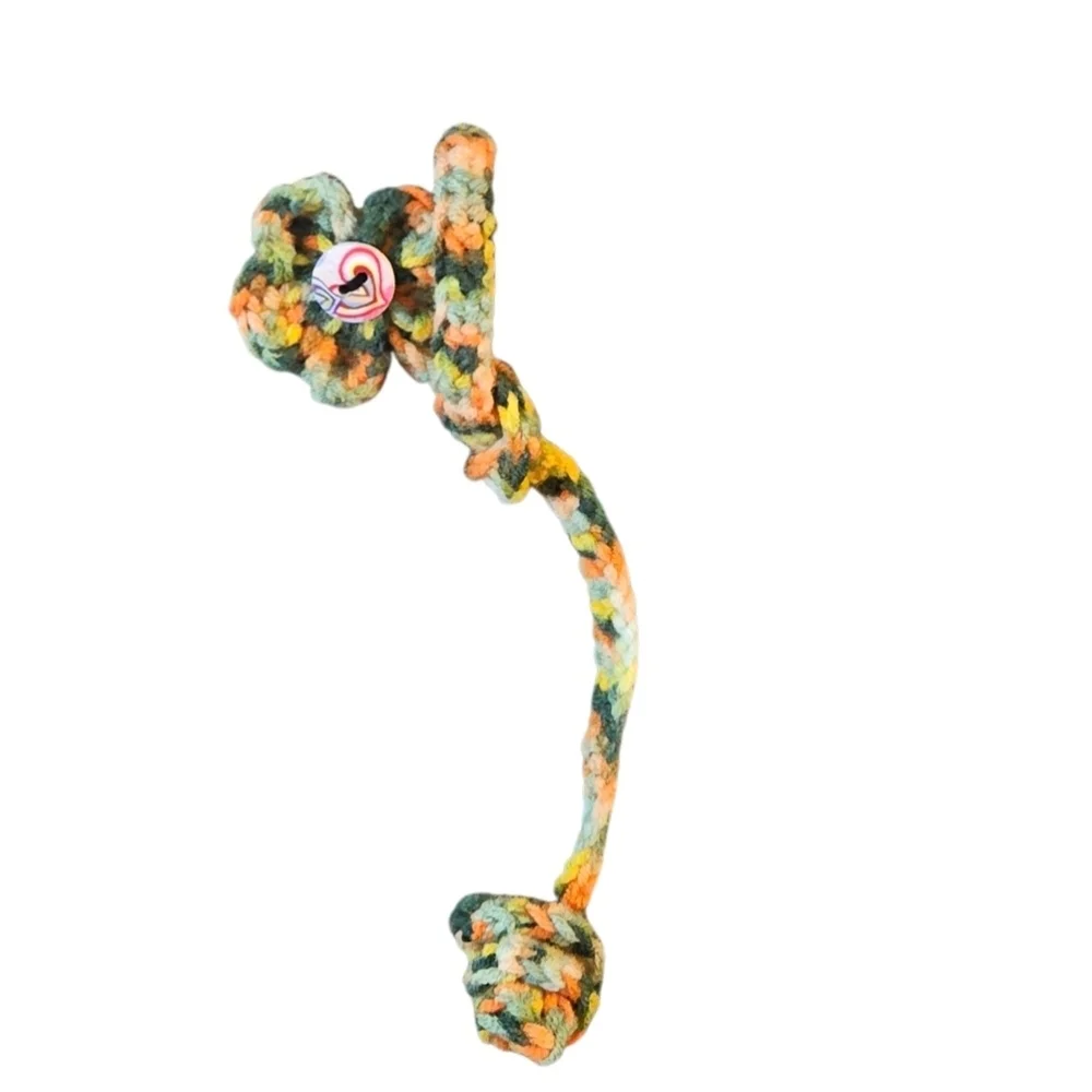 Handmade Bookmark Crochet Purse Charm Floral multicolor Zipper pull Bohemian